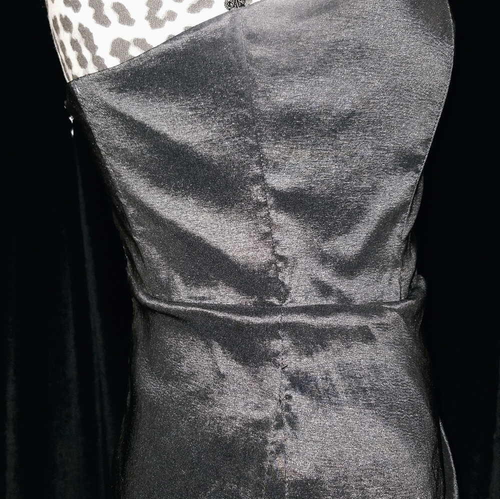 Forever 21 Medium Strapless Gunmetal Dress - Picture 5 of 7